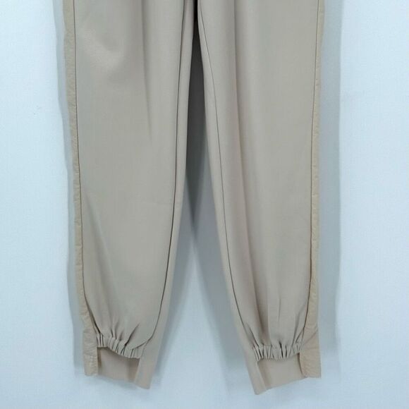 Joh Katie Crepe Knit Pant Elastic Waist Pockets Women XS Beige Relaxed 33071-K - Picture 8 of 12